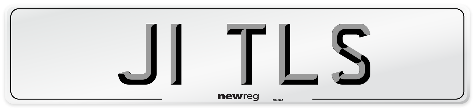 J1 TLS Number Plate from New Reg